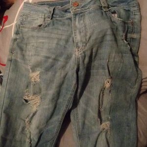 Size 15 Distressed jeans